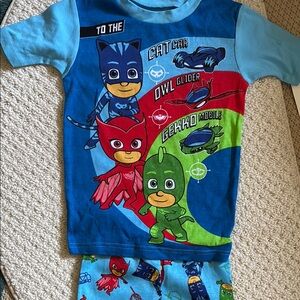 Pajamas PJ Masks boys new size 8 cotton AME short sleeves & shorts